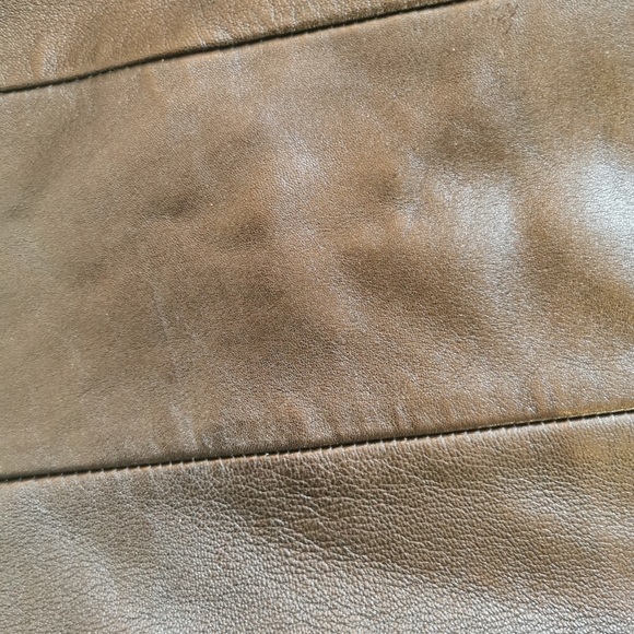 Vintage black leather skirt - Picture 8 of 8